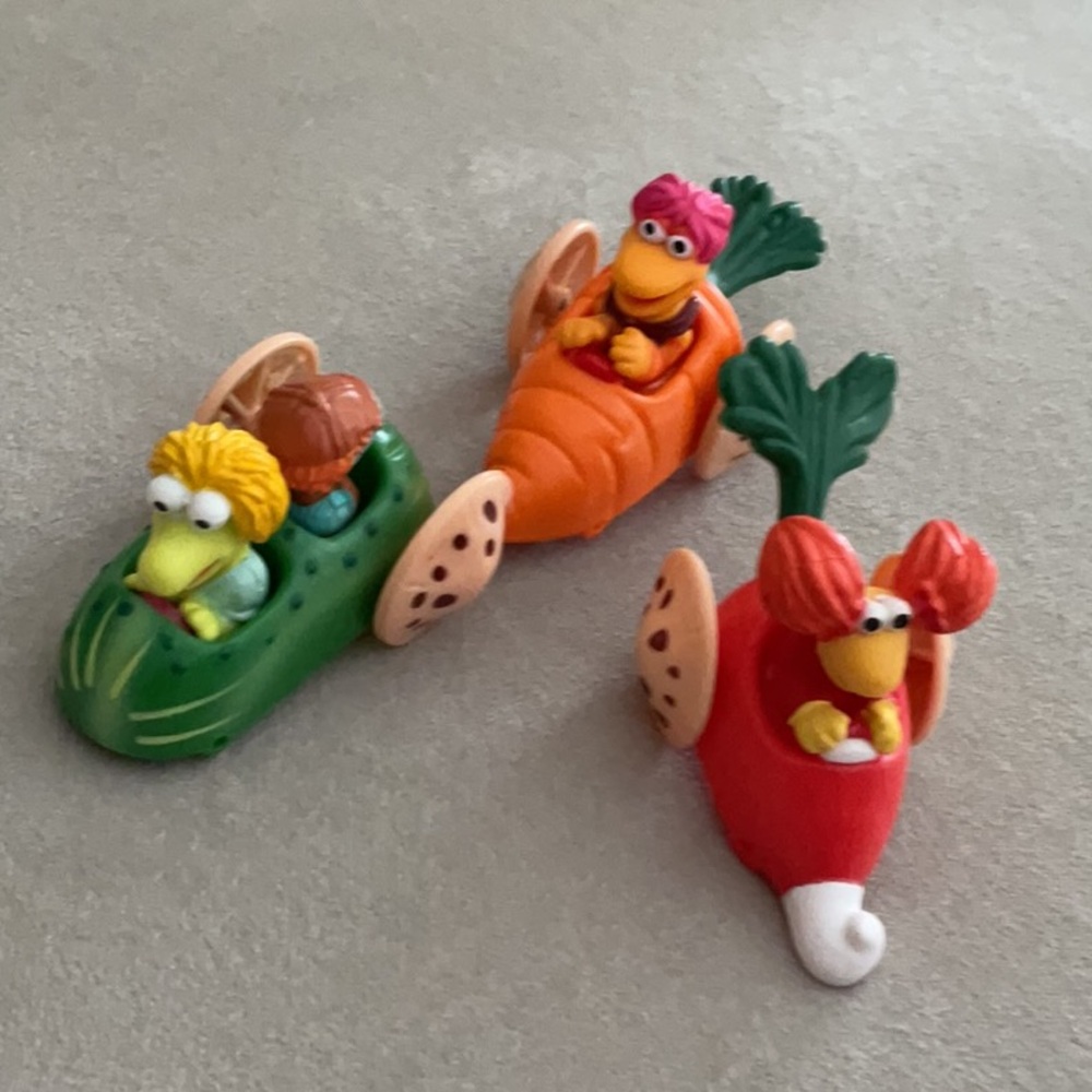 FRAGGLE ROCK selling ALL as a lot Muppets show vegetable car